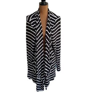 Lane Bryant Black and White Open Cardigan – Size 22/24 – Like New!